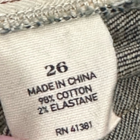 ππͺ‘ POLO RALPH LAUREN Tompkinsβ Skinny Patch Cigarette Jeans | Sz 26 Distressed - Picture 7 of 8